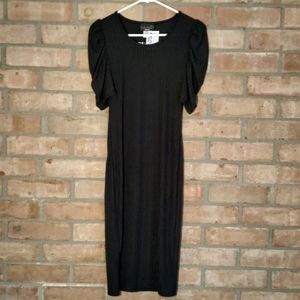 NWT Discreet Soft Black Pencil Dress